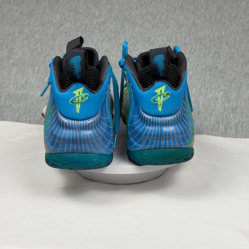 Nike Air Foamposite One Weatherman White Blue Multi 575420-100 Mens Size 8 - Picture 4 of 12